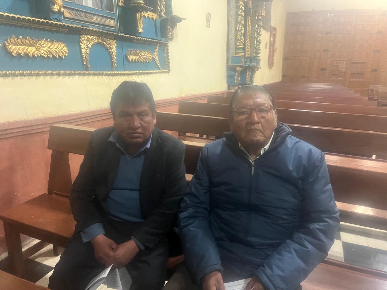 Germán con su padre